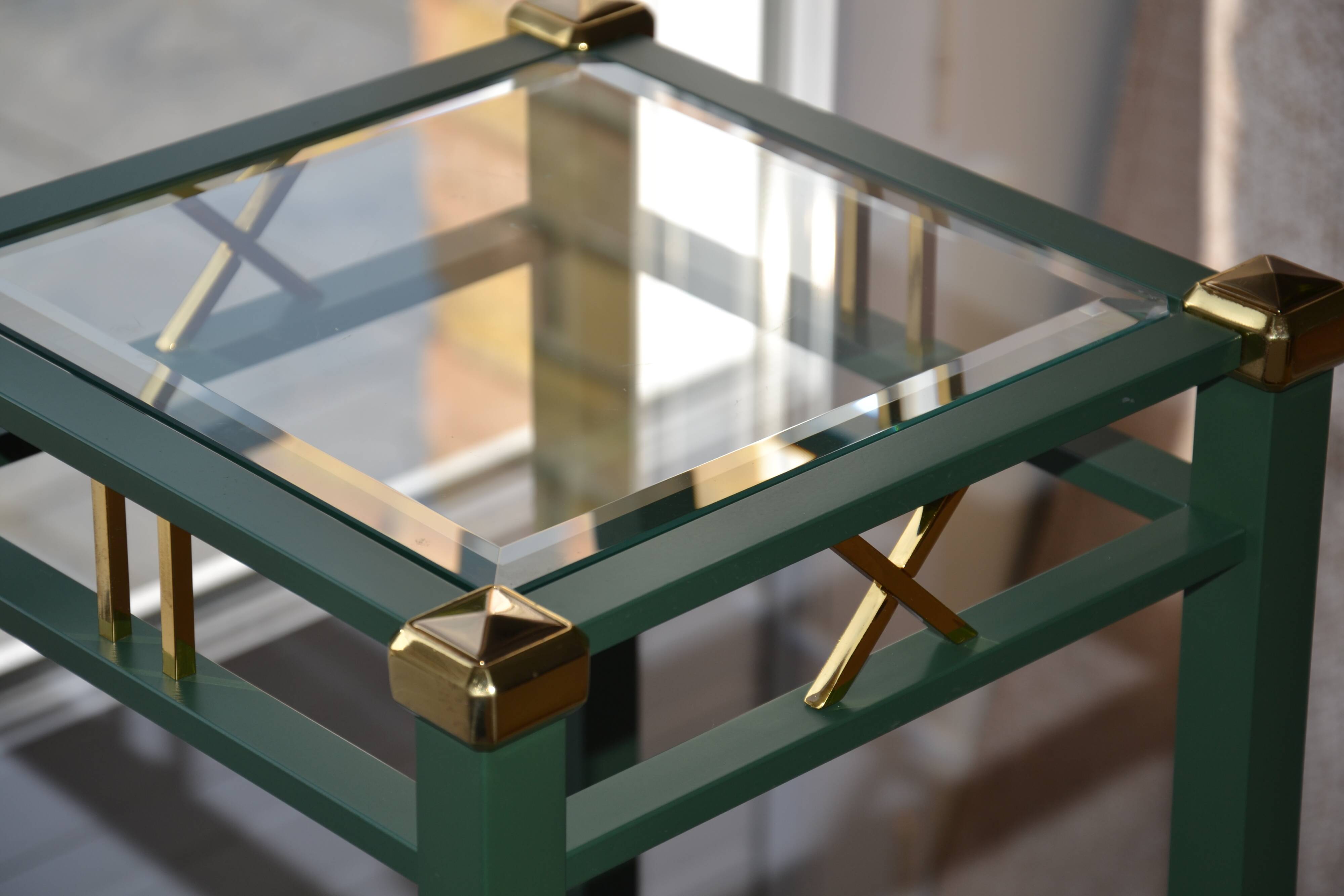 Metal and brass stand Fratelli Orsenigo