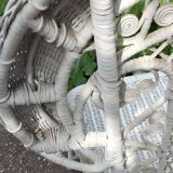 Victorian peacock style armchair