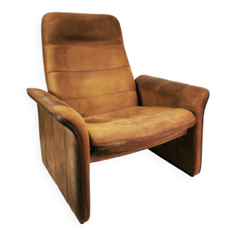 Fauteuil en cuir, De Sede, Suisse, années 1970