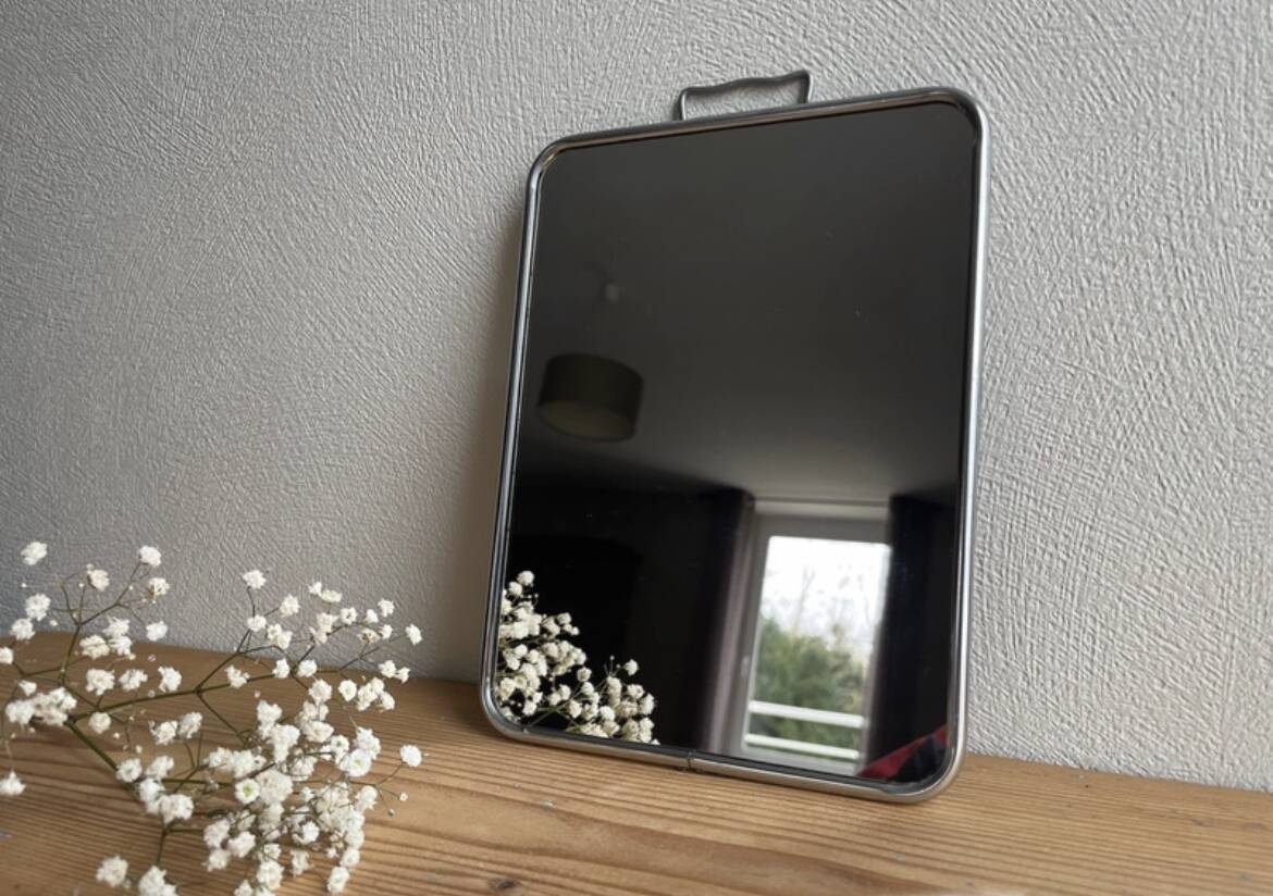 Vintage barber mirror