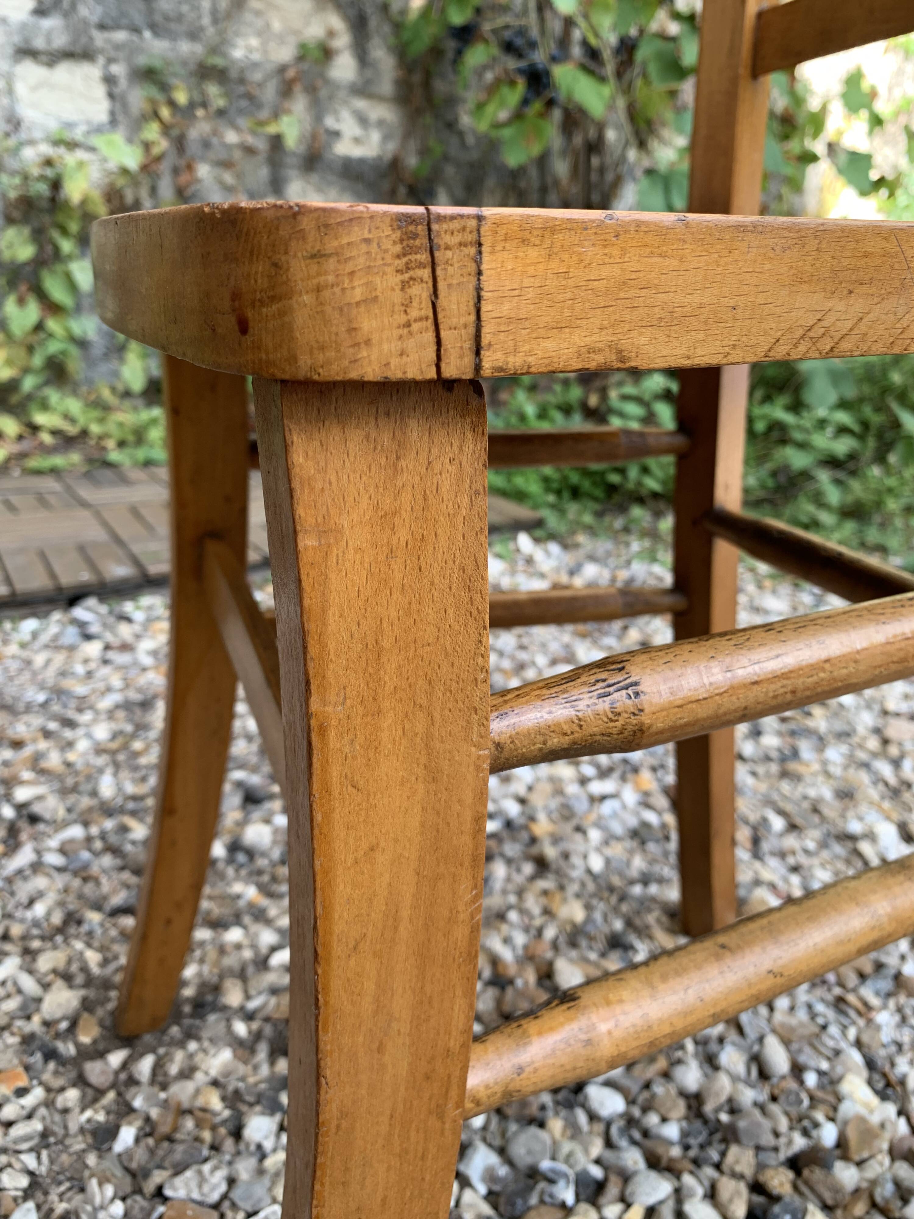 4 vintage Luterma bistro chairs 1940