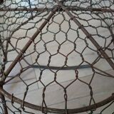 Antique metal basket + wire