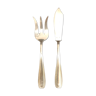 Silver metal fish cutlery ercuis