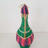 Vintage scoubidou bottle