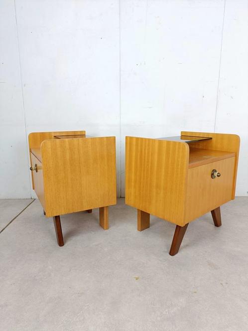Set of two vintage 60s bedside tables