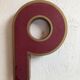 Sign letter P