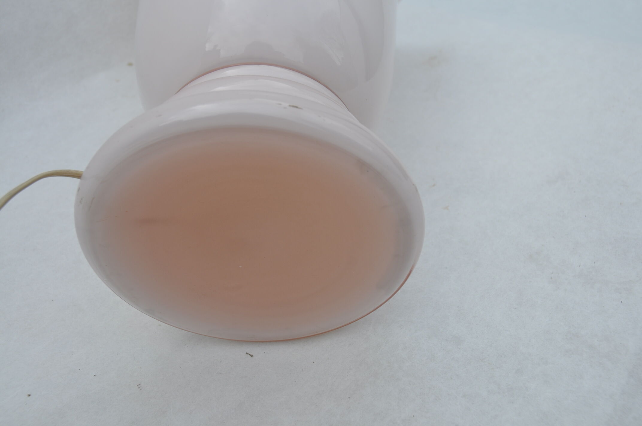 50 years pink opaline lamp - vintage