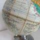Vintage globe 1950 terrestrial Girard Barrère cream - 30 cm