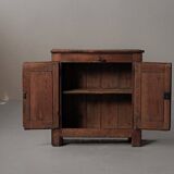 Small piece of furniture "Confiturier", folk art, Auvergne 1900