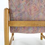 1970s Pair of Beech Armchairs and Coffee Table  by TON, Czechoslovakia