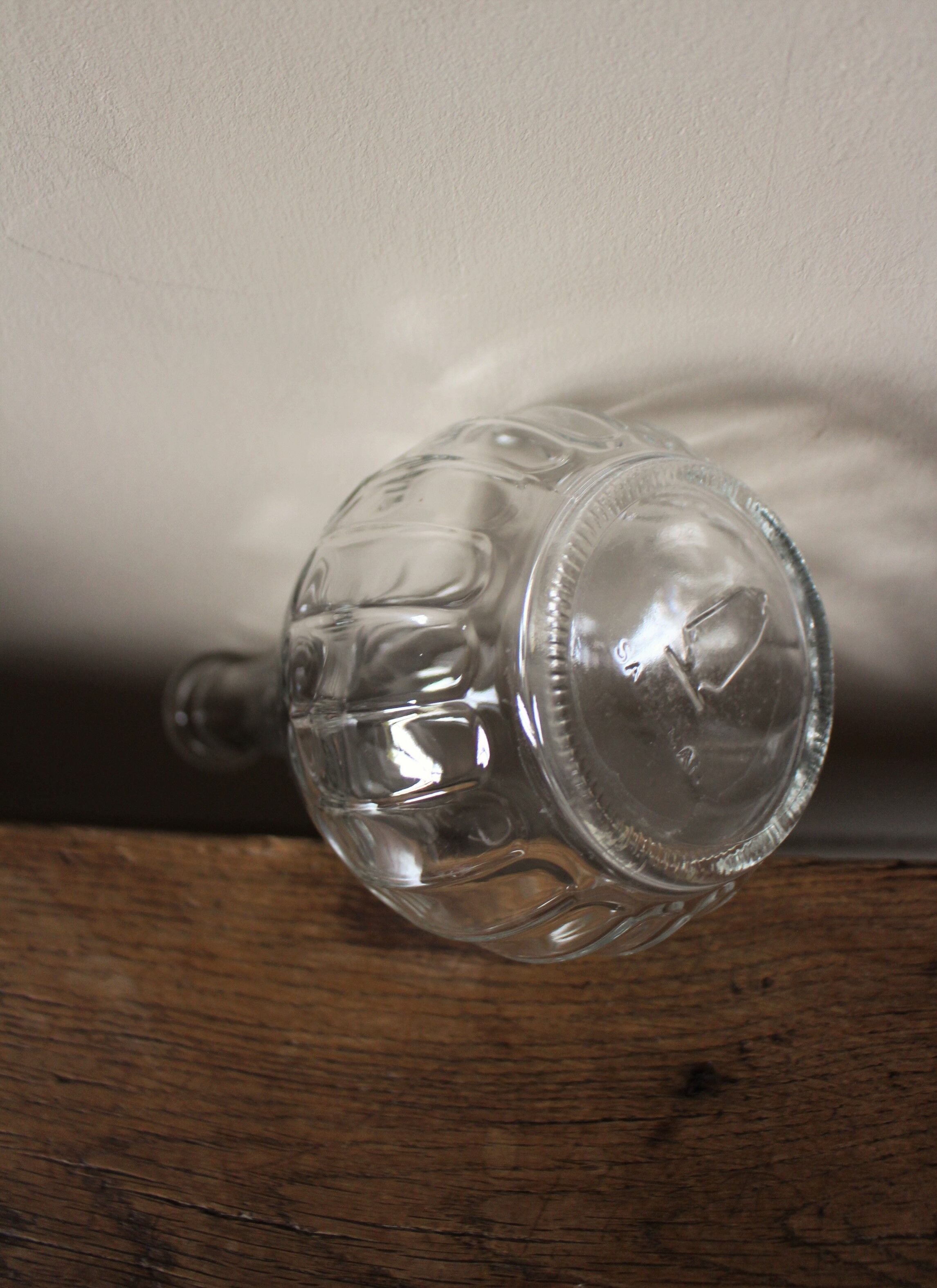 Vase soliflore transparent glass