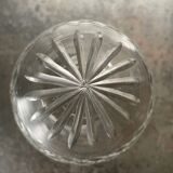19th century cut crystal shell globe