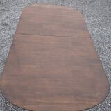 Regency style mahogany dining table with 2 extensions