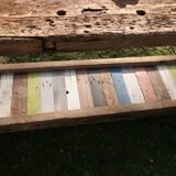 Raw oak carpenter's workbench