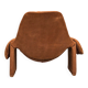 Proposals P60 leather lounge chair by Vittorio Introini for Saporiti, Italy, 1960s