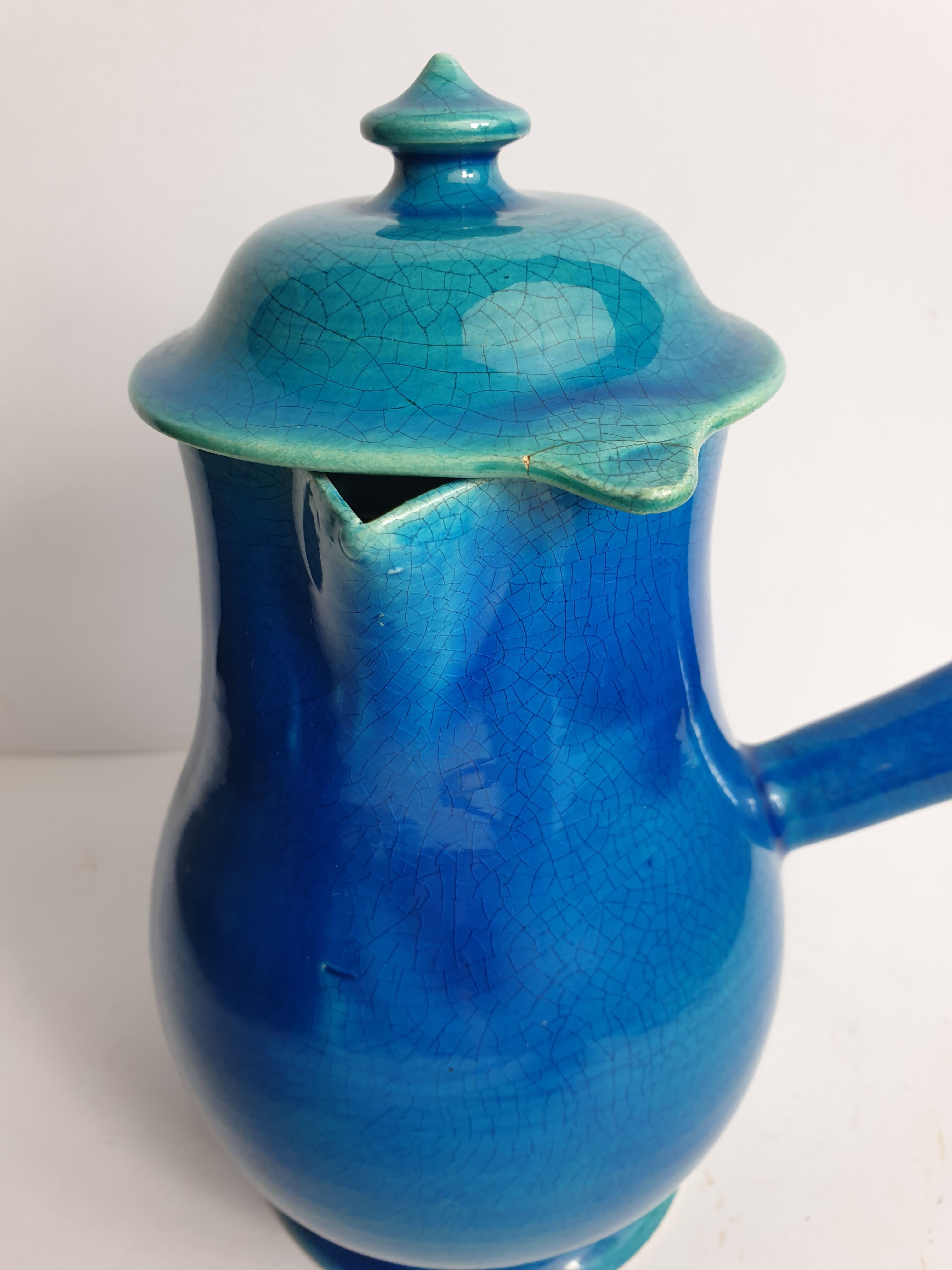 Chocolatière bleue
