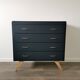 Vintage chest of drawers compass feet