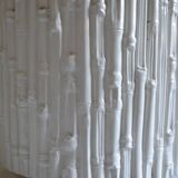 Ceramic cache pot in bamboo style, Italy 1980, Hollywood Regency.