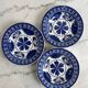 Set of 3 ironstone plates Choisy Le Roi