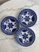 Set of 3 ironstone plates Choisy Le Roi