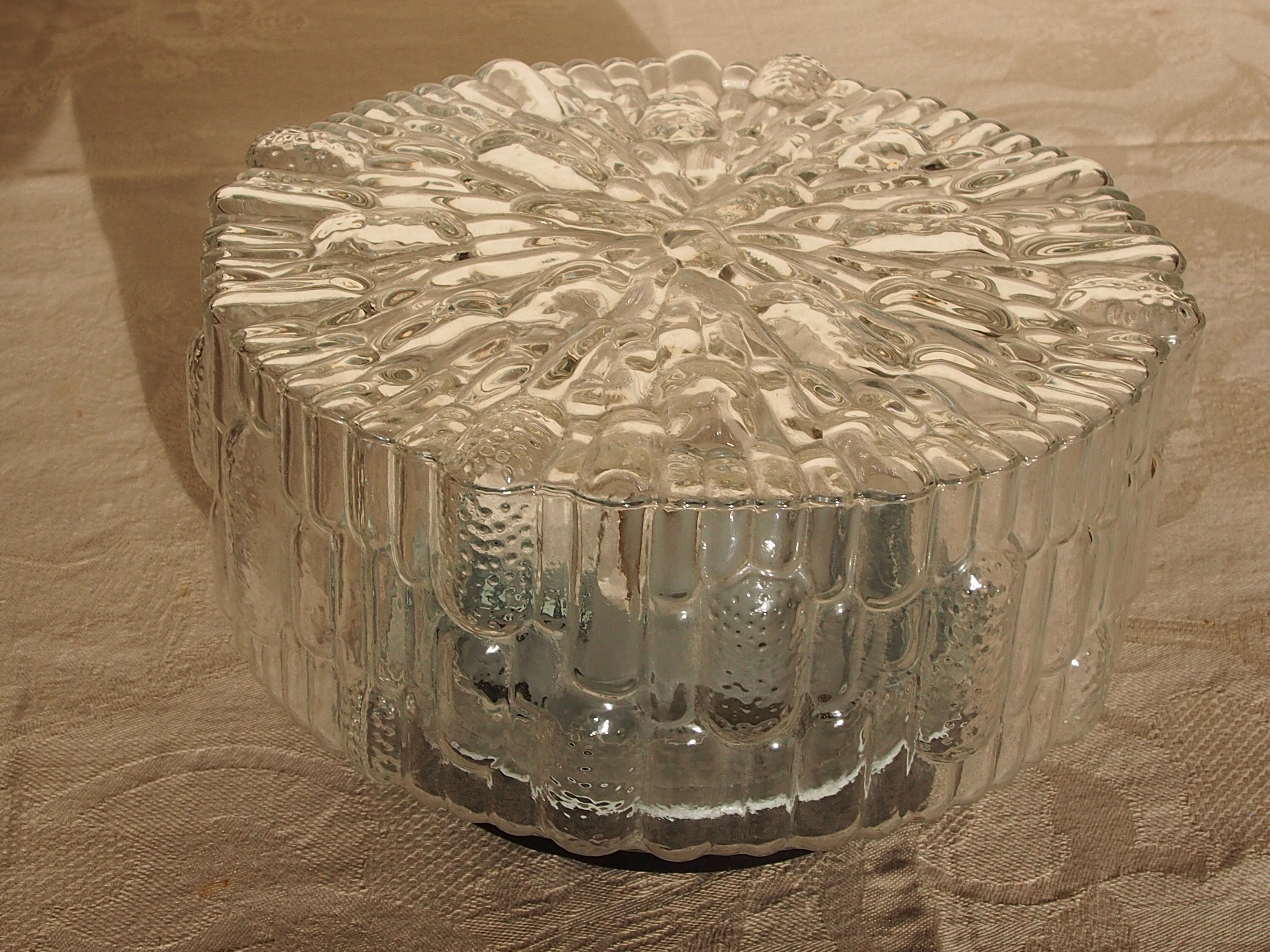 Vintage glass ceiling lamp