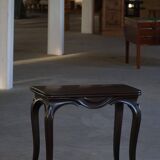 English folding table in Rococo Revival style / Wooden game table, 19th century