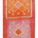 3x11 Turkish Pink & Orange Vintage Runner Rug, 95x345Cm