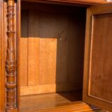Walnut Cabinet with Marble Inlays Renaissance Style