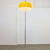 Space Age Yellow Medusa Floor Lamp by Luigi Massoni for Guzzini, 1970s