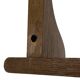 Vintage oak wall rack book shelf 1960s wood minimalist design