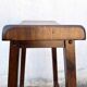 Pair of brutalist style stools