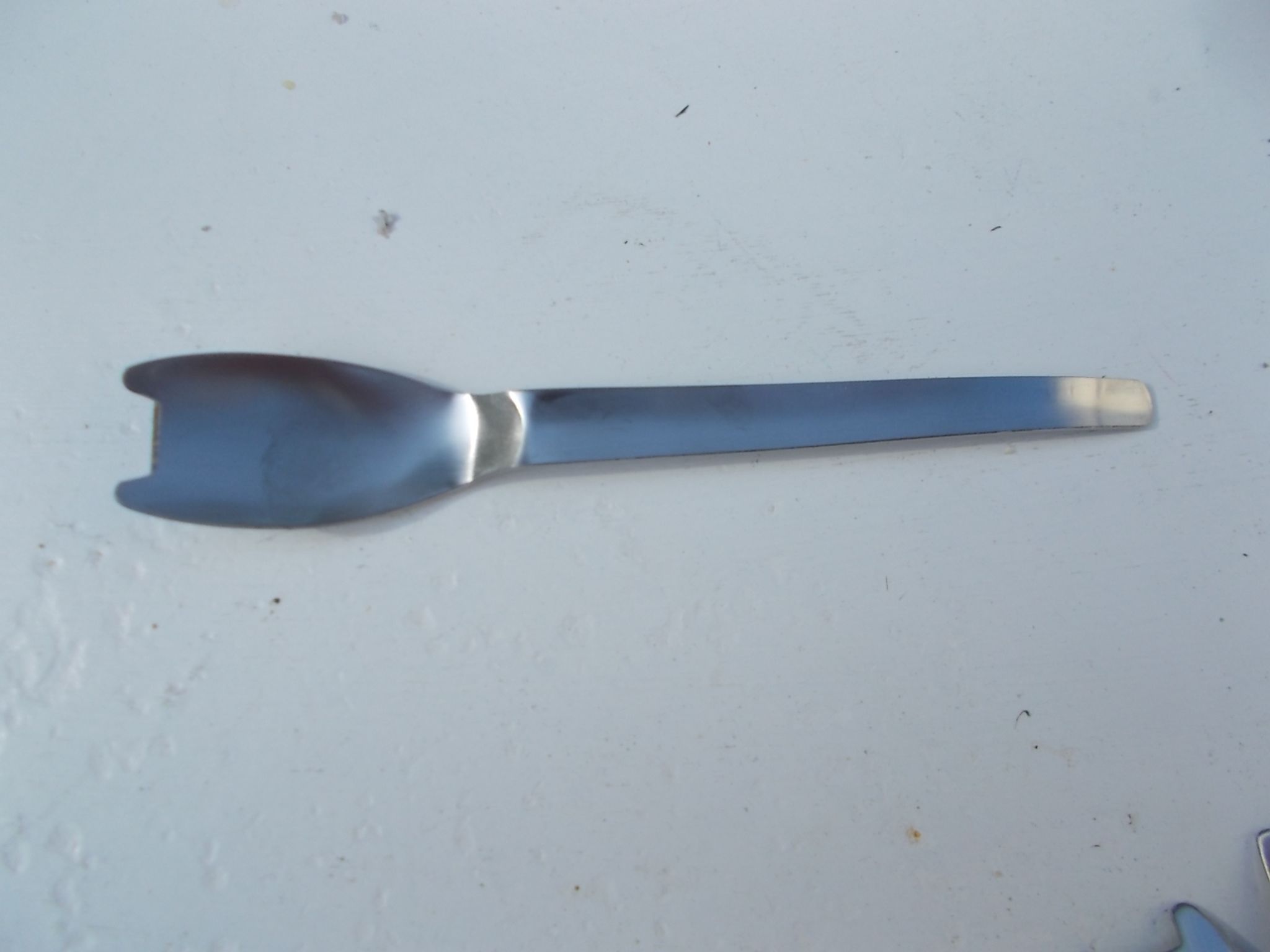 6 cuillères à glaces inox France