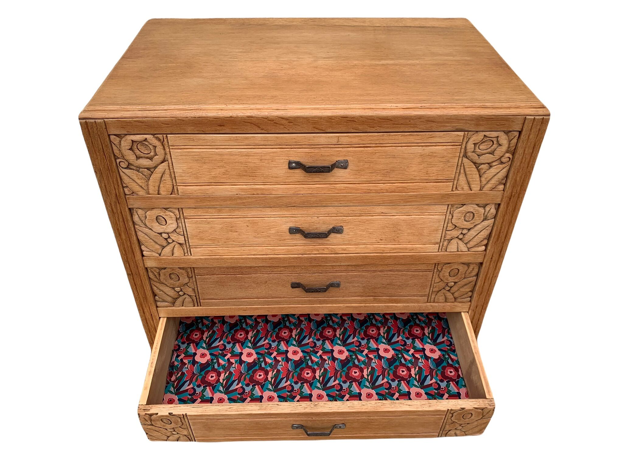 Commode Art déco chêne massif 1920