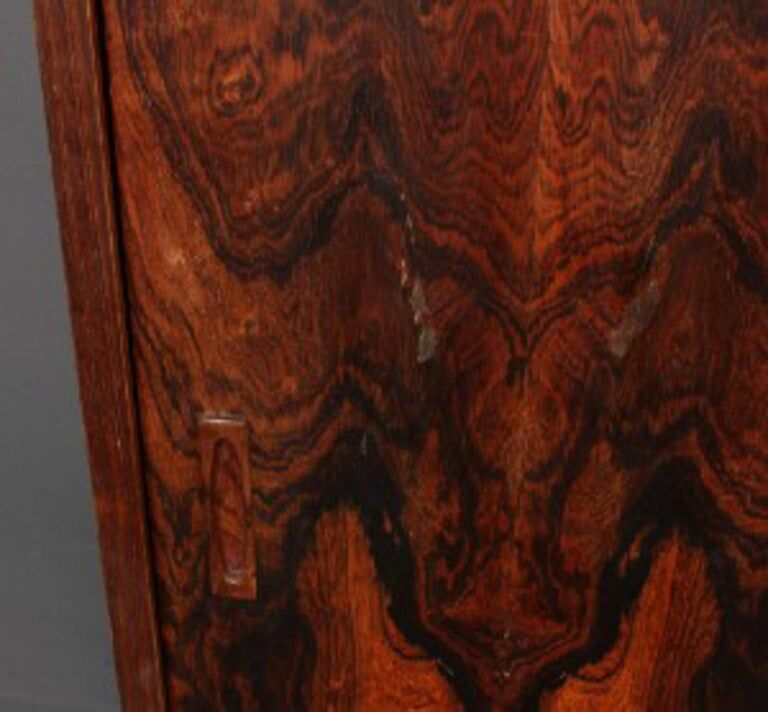 Stunning Rosewood Cupboard, Mens Cupboard, Signed And With Cites Documents