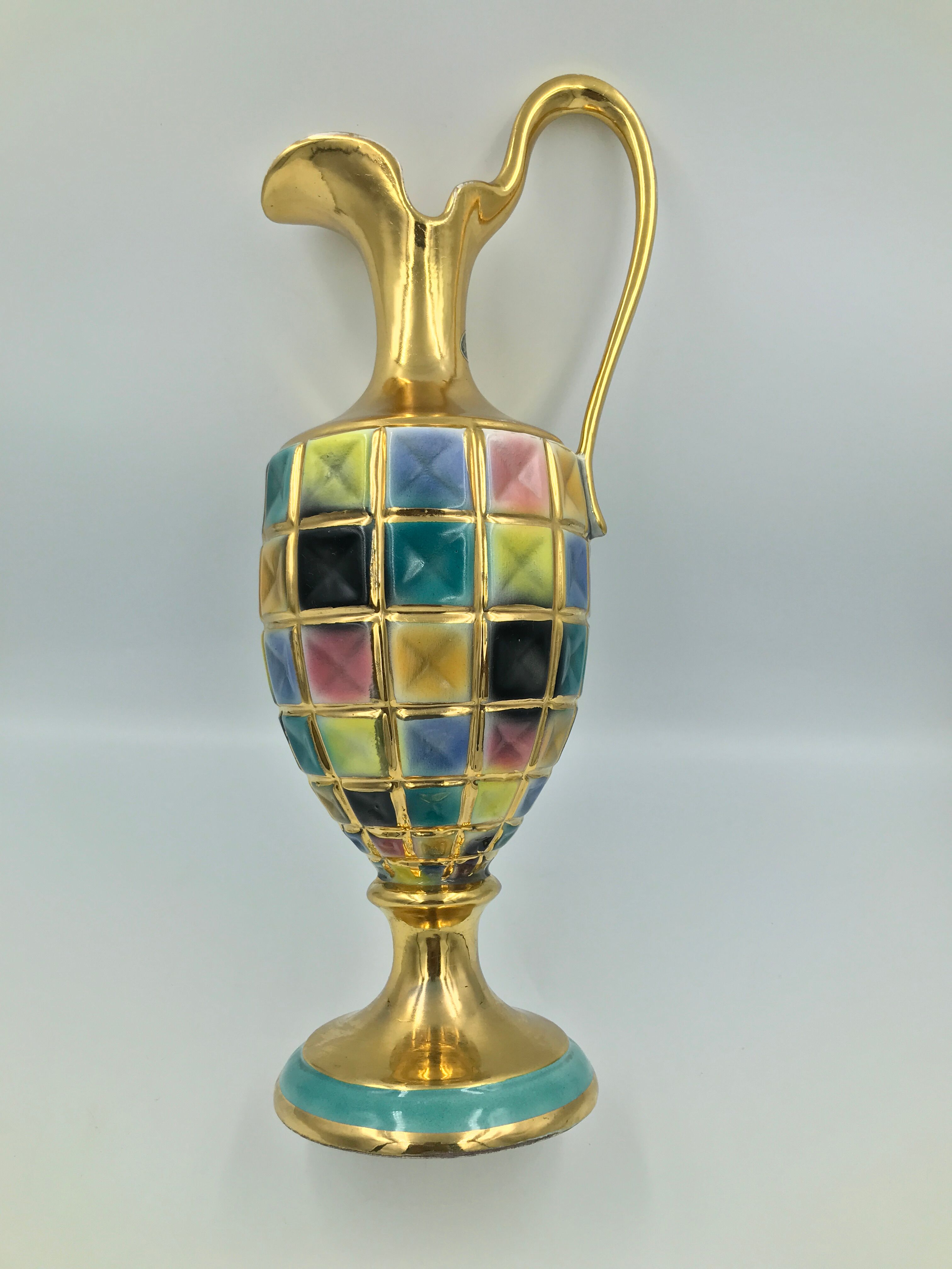 Porcelain ewer Italy 60s