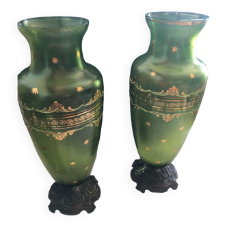 Paire de vases Art nouveau