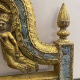 Architectural element from an Indian temple in gilded wood
