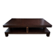 Roche Bobois coffee table in solid wood, wenge – contemporary design