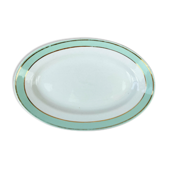 Delight luneville "dauphine" porcelain white green