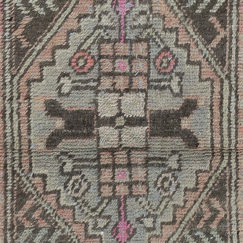 Vintage Handmade Scatter Rug, Turkish Accent Rug, Decorative Door Mat