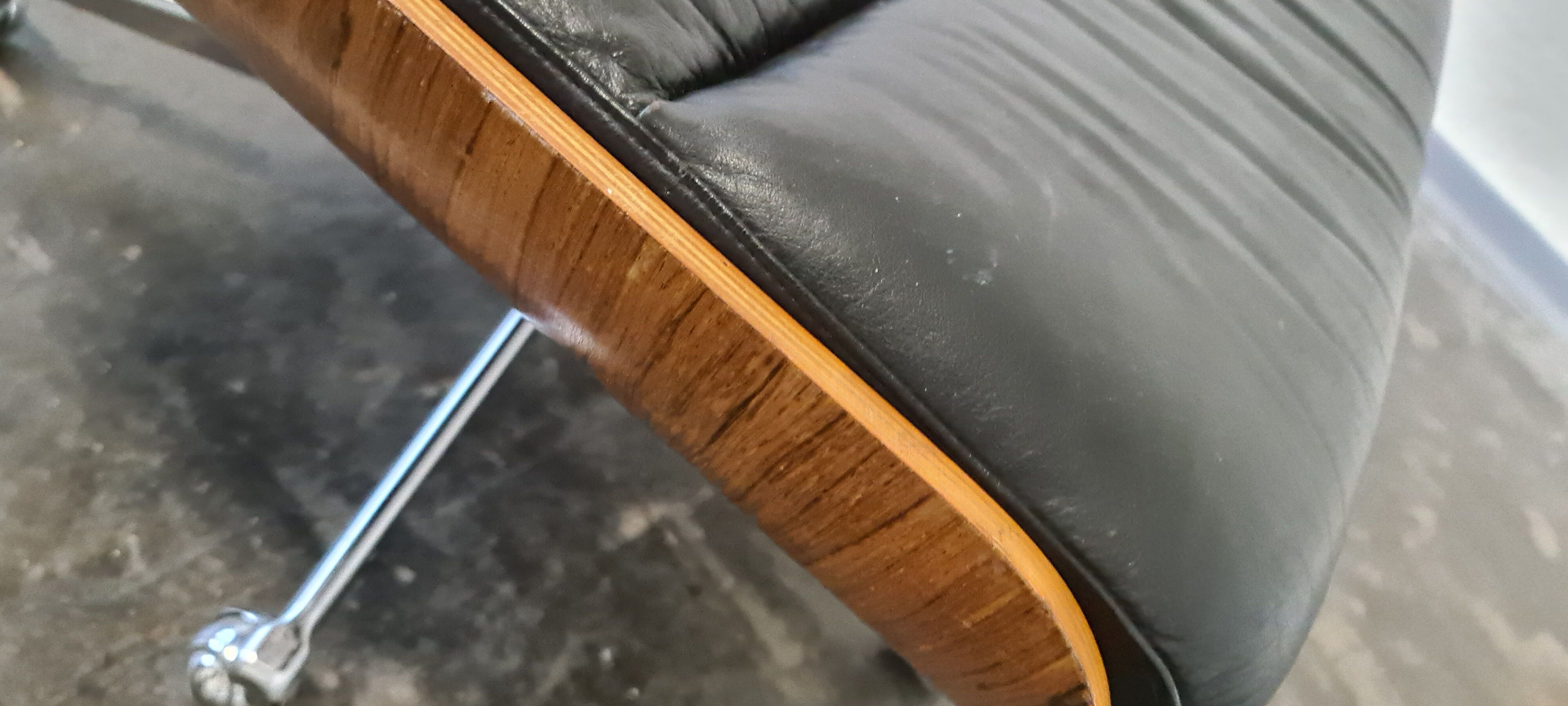 Vintage Mid century Ottoman