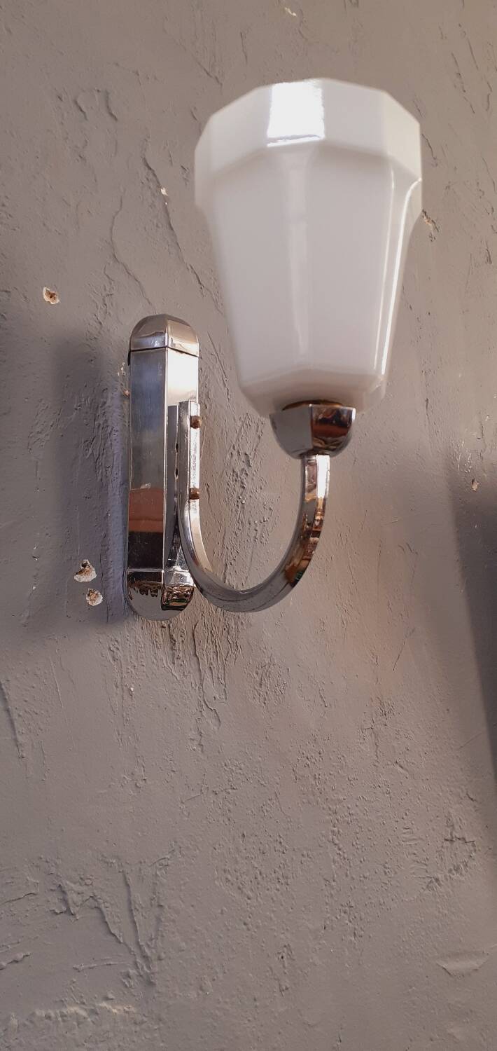 Art Deco Bathroom Wall Lamp Year 40.