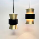 Paire de suspensions de style scandinave, Arnsdorf années 1960.