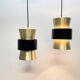 Paire de suspensions de style scandinave, Arnsdorf années 1960.
