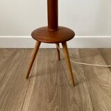Scandinavian teak floor lamp