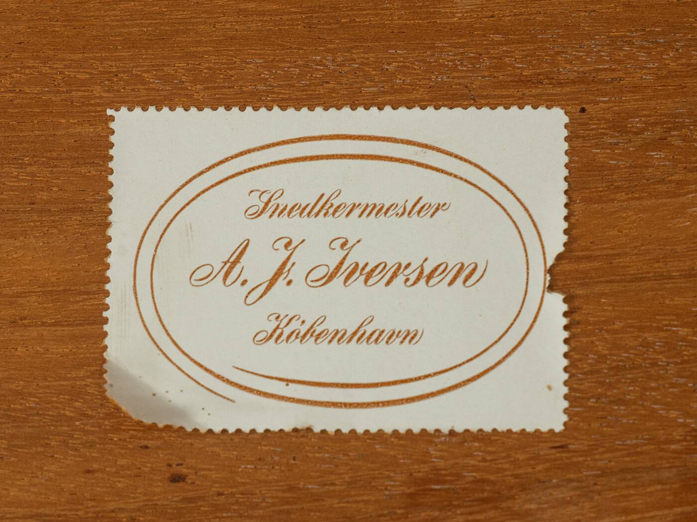 60s Bedside Table by A.J. Iversen