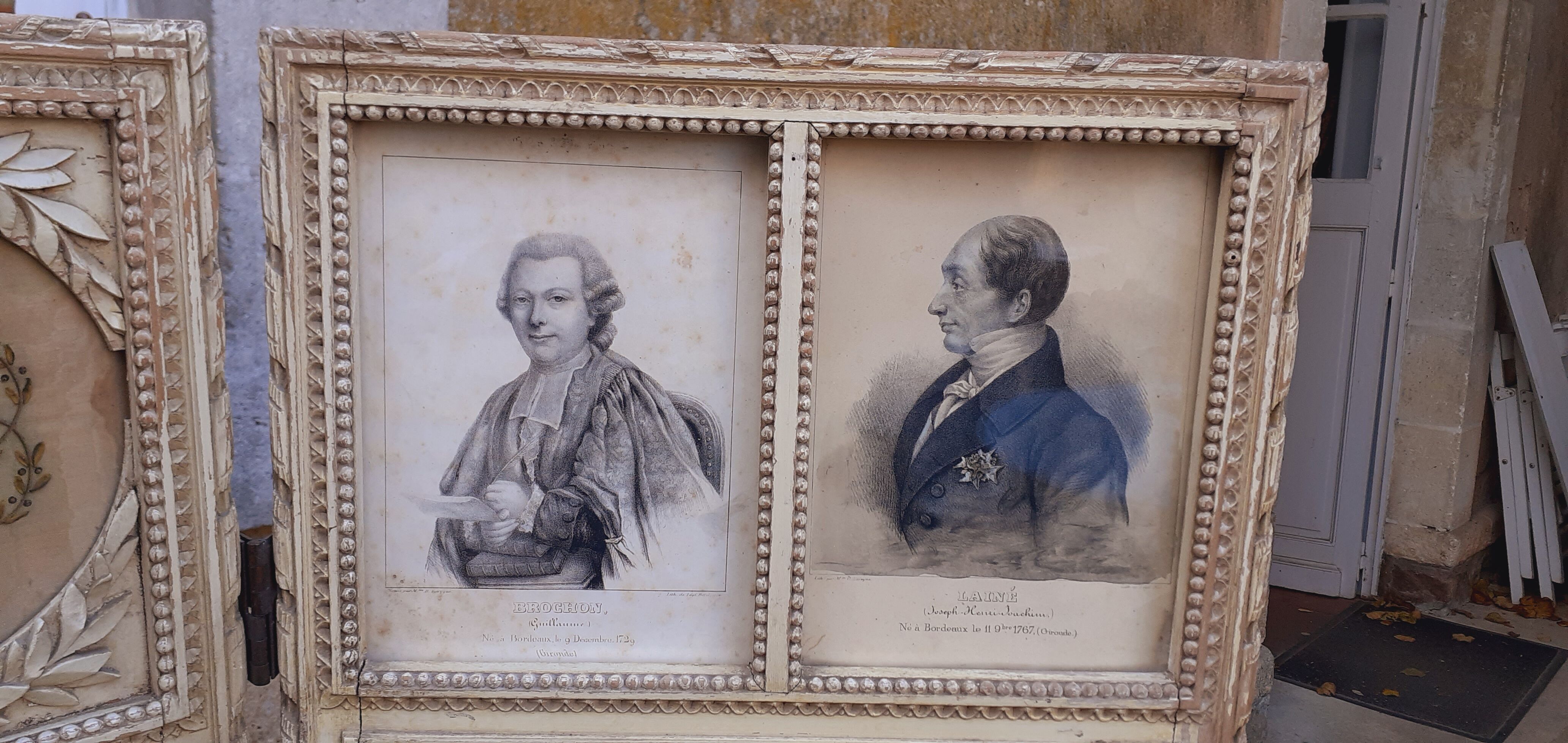 Paravent fin XIX ème de style Louis XVI