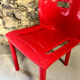 3 chaises 4870 par Anna Castelli Ferrieri pour Kartell