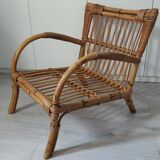 Rattan armchair