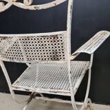 Pair of garden armchairs